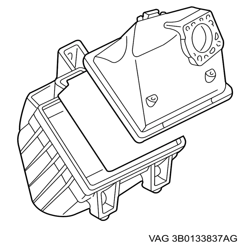 Корпус повітряного фільтра VAG 3B0133837AG ціна, від 25.34 USD