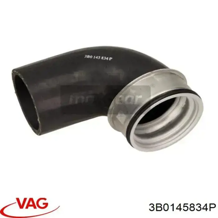3B0145834P VAG Патрубок повітряний, вихід з турбіни (наддув)