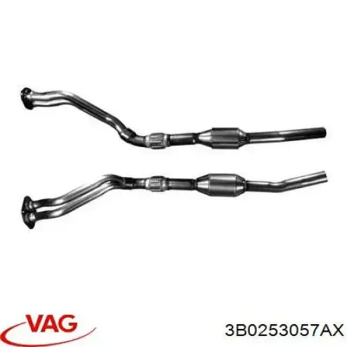 Купити 3B0253057AX VAG Перетворювач відпрацьованих газів