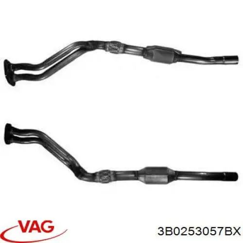 3B0253057BX VAG Каталітичний нейтралізатор відпрацьованих газів