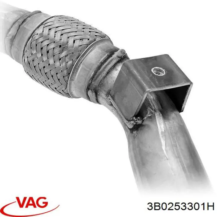 Купити 3B0253301H VAG Труба вихлопна, від каталізатора до глушника
