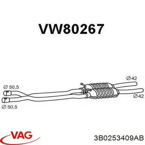  3B0253409AB VAG