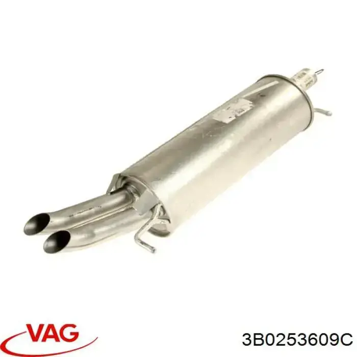 Купити 3B0253609C VAG Глушник вихлопних газів кінцевий