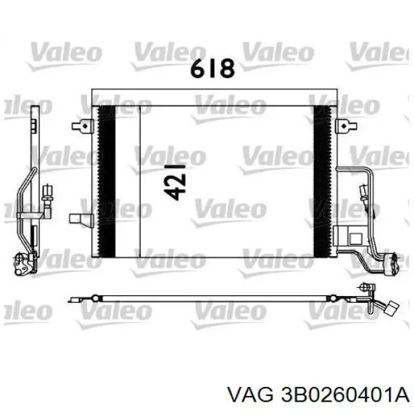 3B0260401A VAG Конденсатор