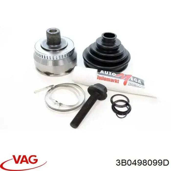 Купити 3B0498099D VAG Шарнір приводу зовнішній