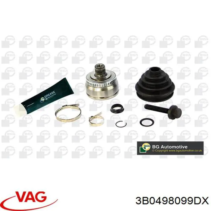 Граната колісна VAG 3B0498099DX ціна, від 34.59 USD