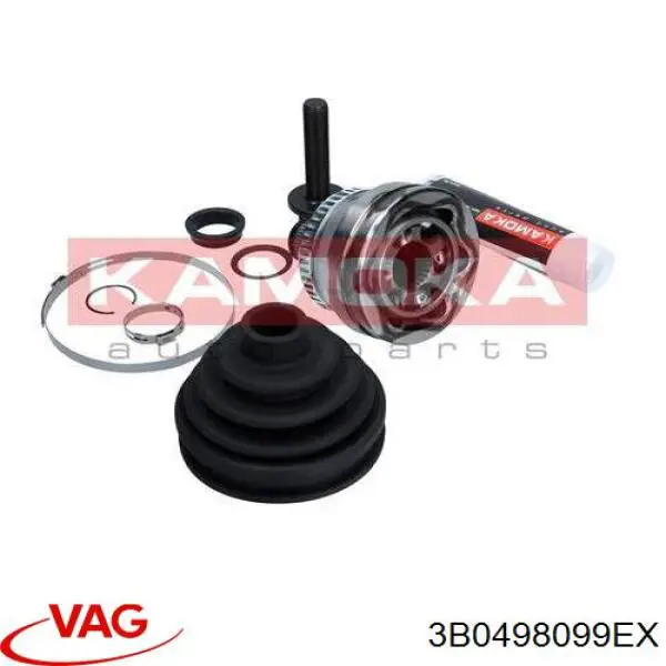 ШРУС зовнішній передній 3B0498099EX VAG