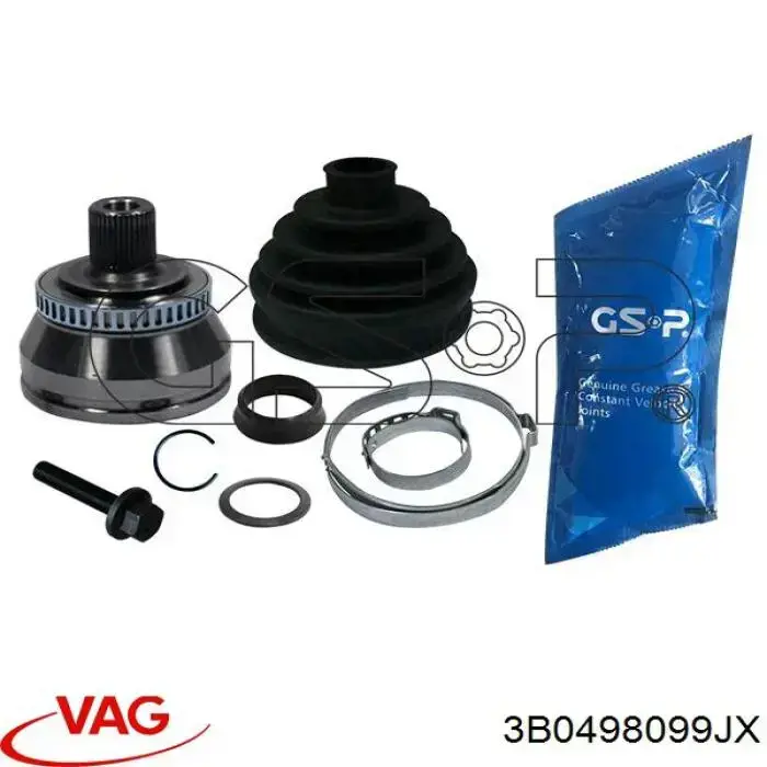 ШРУС зовнішній передній 3B0498099JX VAG