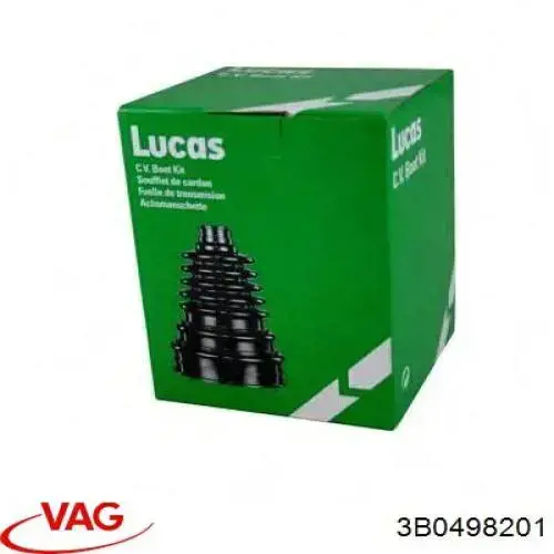 Пильник ШРУСа внутрішній 3B0498201 VAG