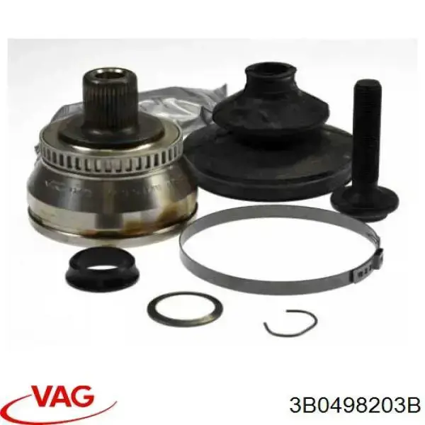 3B0498203B VAG Пильник ШРУСа зовнішній, передній піввісі