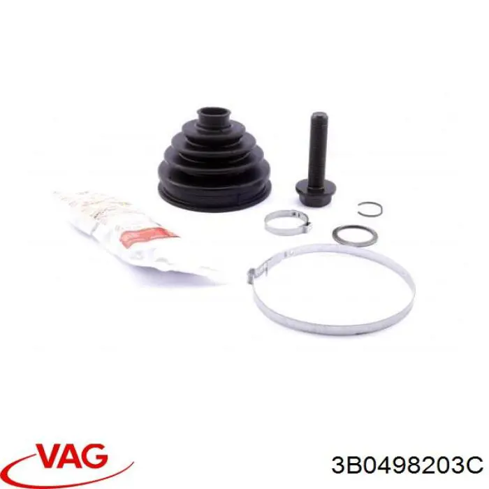 3B0498203C VAG Пильник ШРУСа зовнішній, передній піввісі
