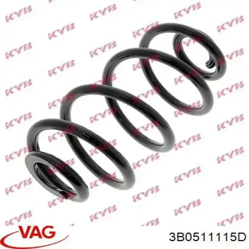 Пружина задня VAG 3B0511115D ціна, від 21.98 USD
