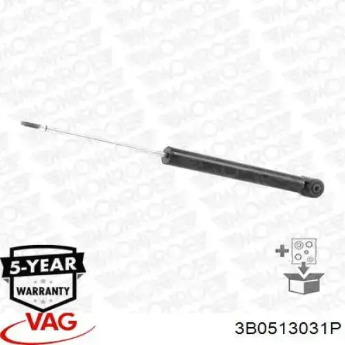 3B0513031P VAG Амортизатори задні