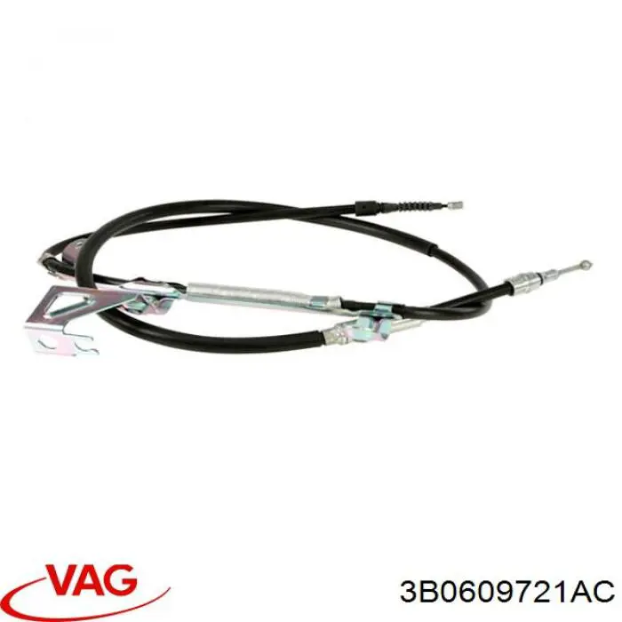 3B0609721AC VAG Трос ручника задній лівий