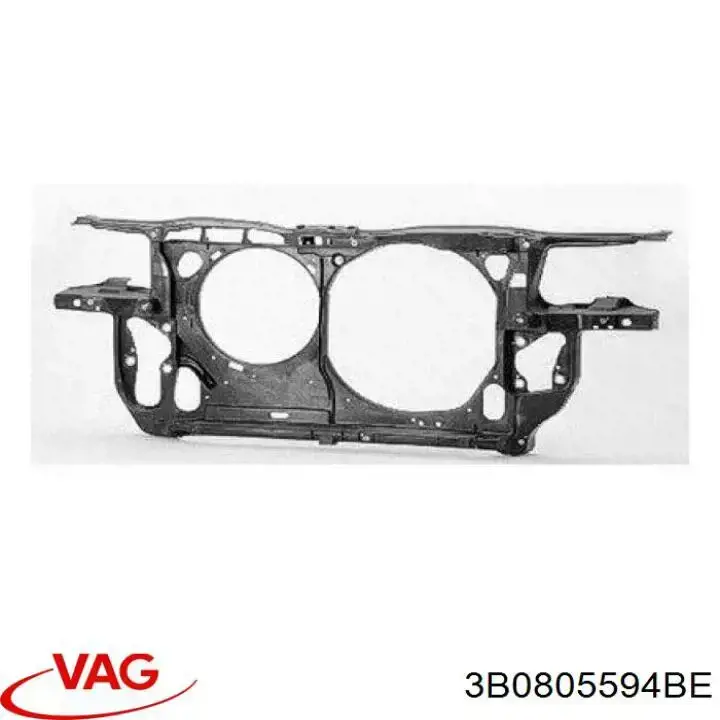 3B0805594BE VAG супорт радіатора в зборі/монтажна панель кріплення фар