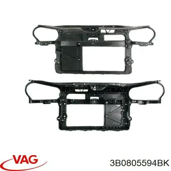 Рамка радіатора 3B0805594BK VAG