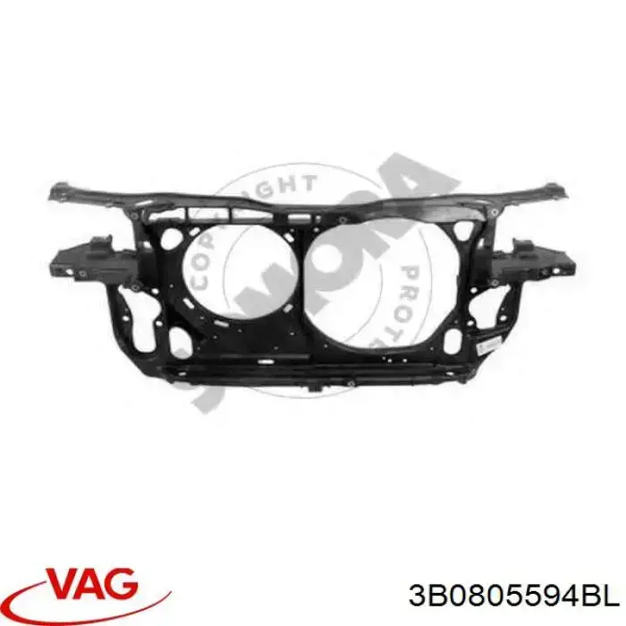 Панель передня VAG 3B0805594BL ціна, від 73.30 USD