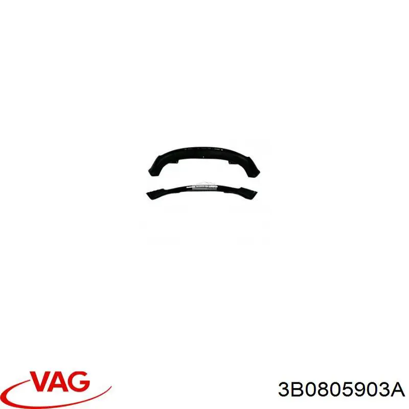 Спліттер переднього бампера VAG 3B0805903B41 ціна, від 16.14 USD