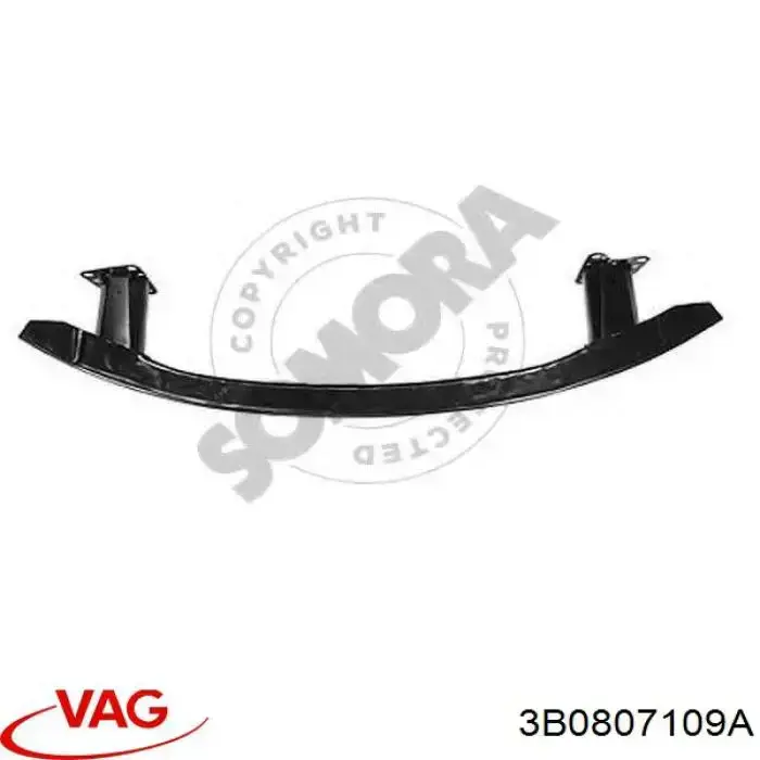 Купити 3B0807109A VAG Буфер бампера переднього