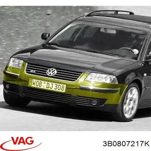 Передній бампер 3B0807217K VAG