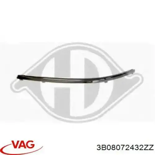 Купити 3B08072432ZZ VAG Молдинг переднього бампера, лівий
