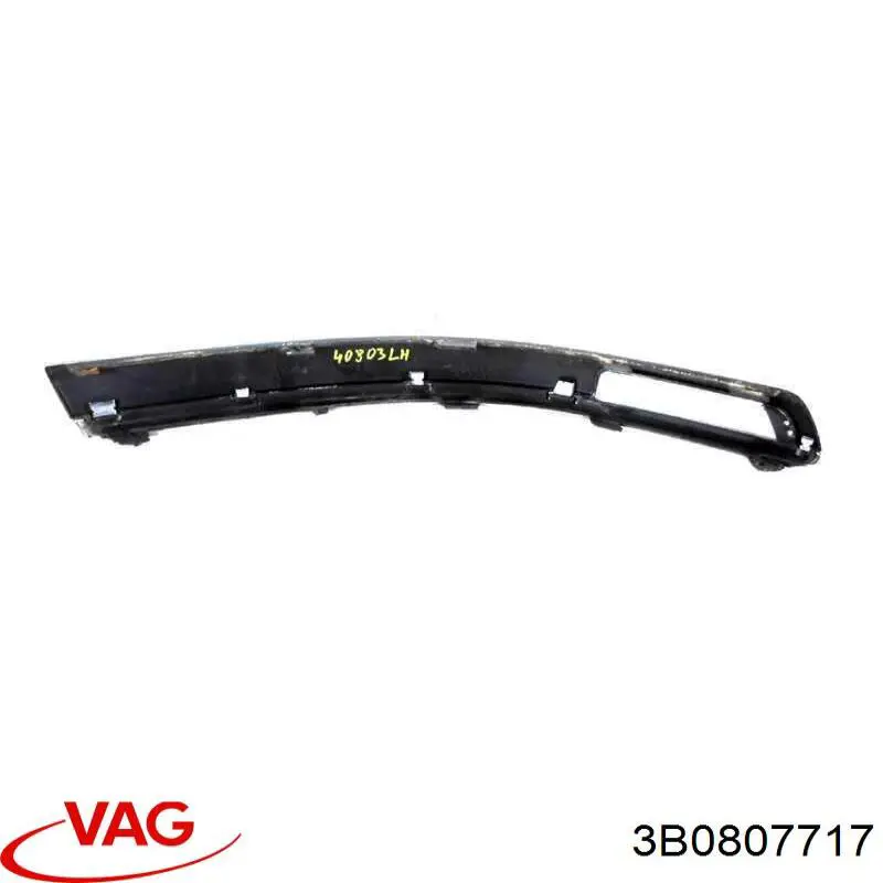Молдинг переднього бампера, лівий VAG 3B0807717 ціна, від 3.85 USD