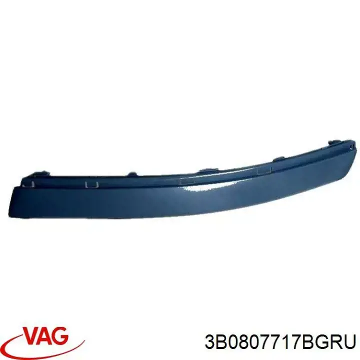Купити 3B0807717BGRU VAG Накладка бампера переднього, ліва