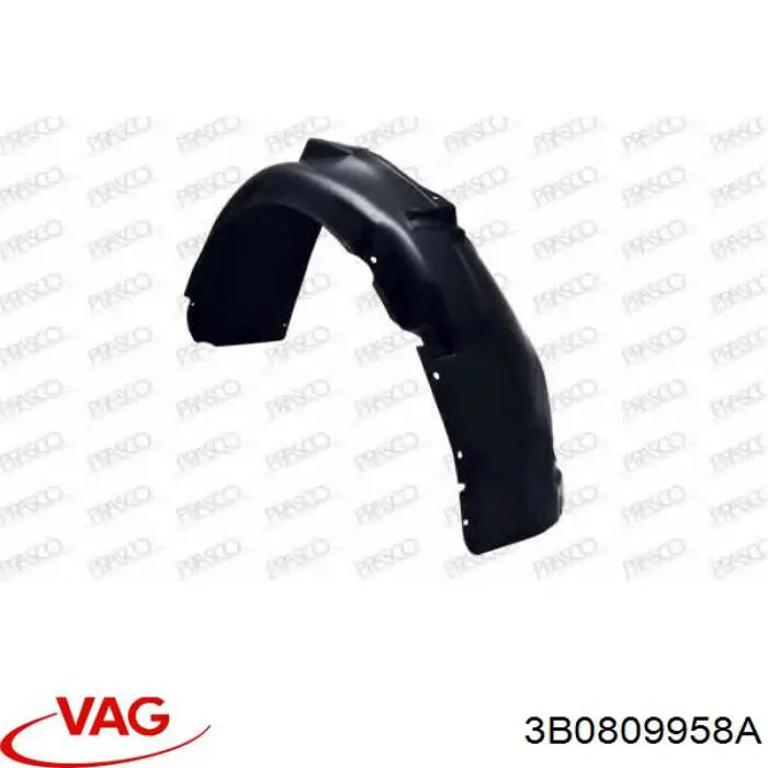 3B0809958A VAG Підкрилок переднього крила, правий