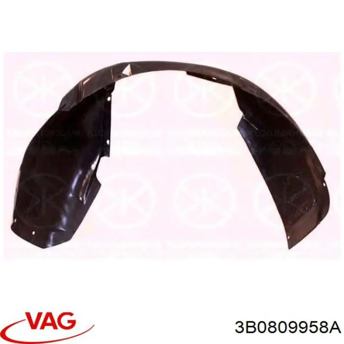 Підкрилок передній правий 3B0809958A VAG