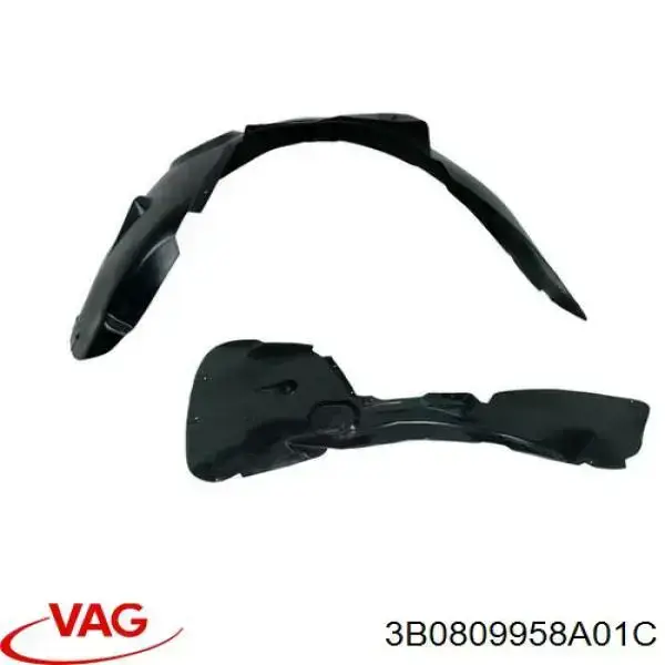 Подкрильнікі переднього крила, правий VAG 3B0809958A01C ціна, від 11.63 USD