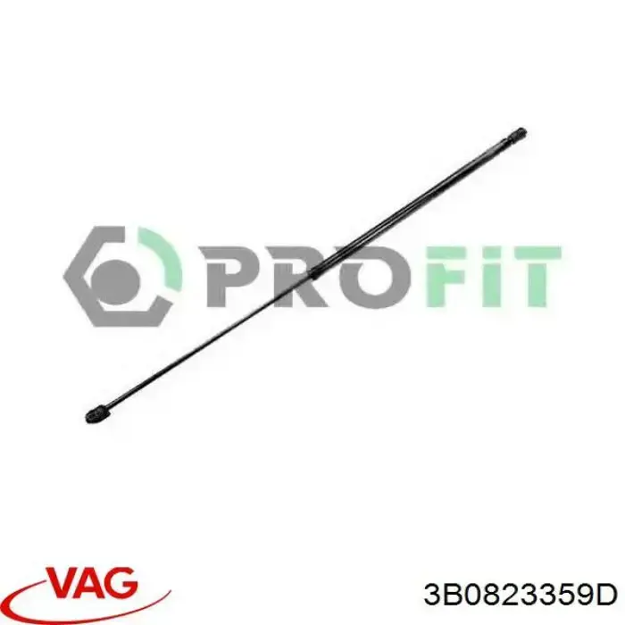 Амортизатор капота газовий VAG 3B0823359D ціна, від 10.47 USD