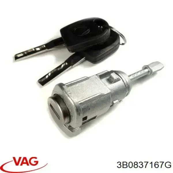 Лічинка замка водійських дверей VAG 3B0837167D ціна, від 15.89 USD