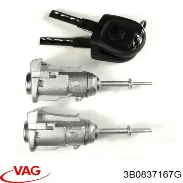 Лічинка замка лівих дверей VAG 3B0837167G ціна, від 15.73 USD