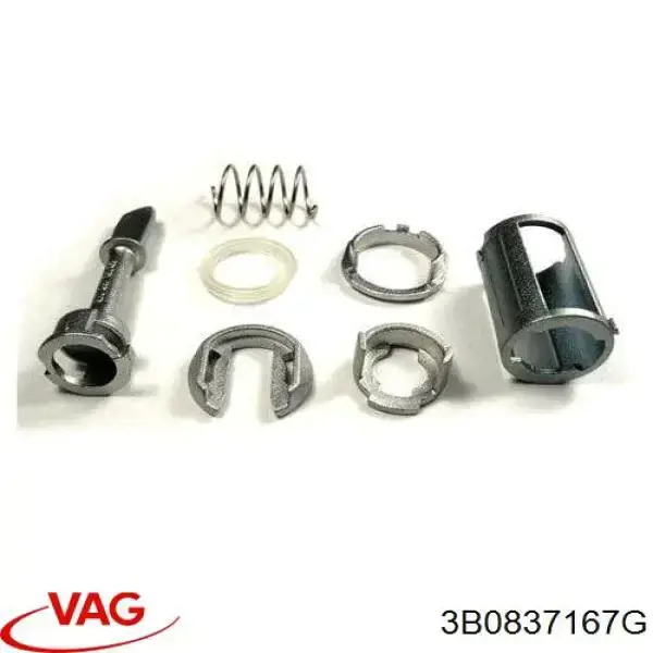 Личинка замка дверей передньої, лівою 3B0837167G VAG