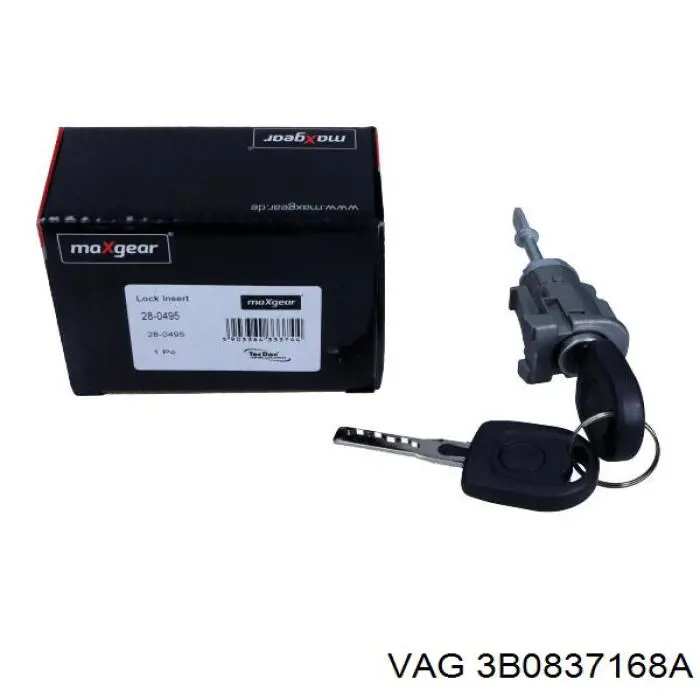 Личинка замка дверей передньої, правої VAG 3B0837168A ціна, від 12.41 USD