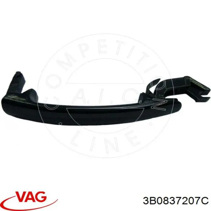 Ручка передньої двері зовнішня VAG 3B0837207C ціна, від 5.62 USD