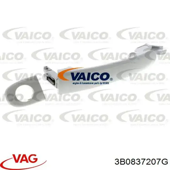 Ручка передньої двері зовнішня VAG 3B0837207G ціна, від 5.85 USD
