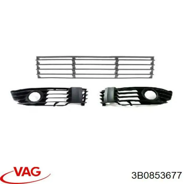 Купити 3B0853677 VAG Решітка переднього бампера, ліва