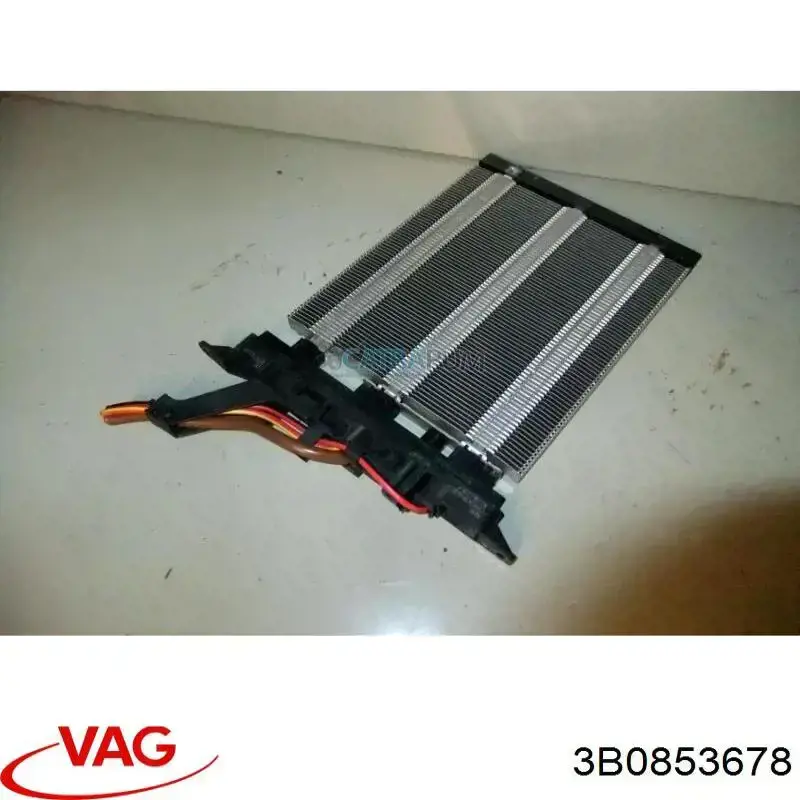 Решітка переднього бампера, права 3B0853678 VAG