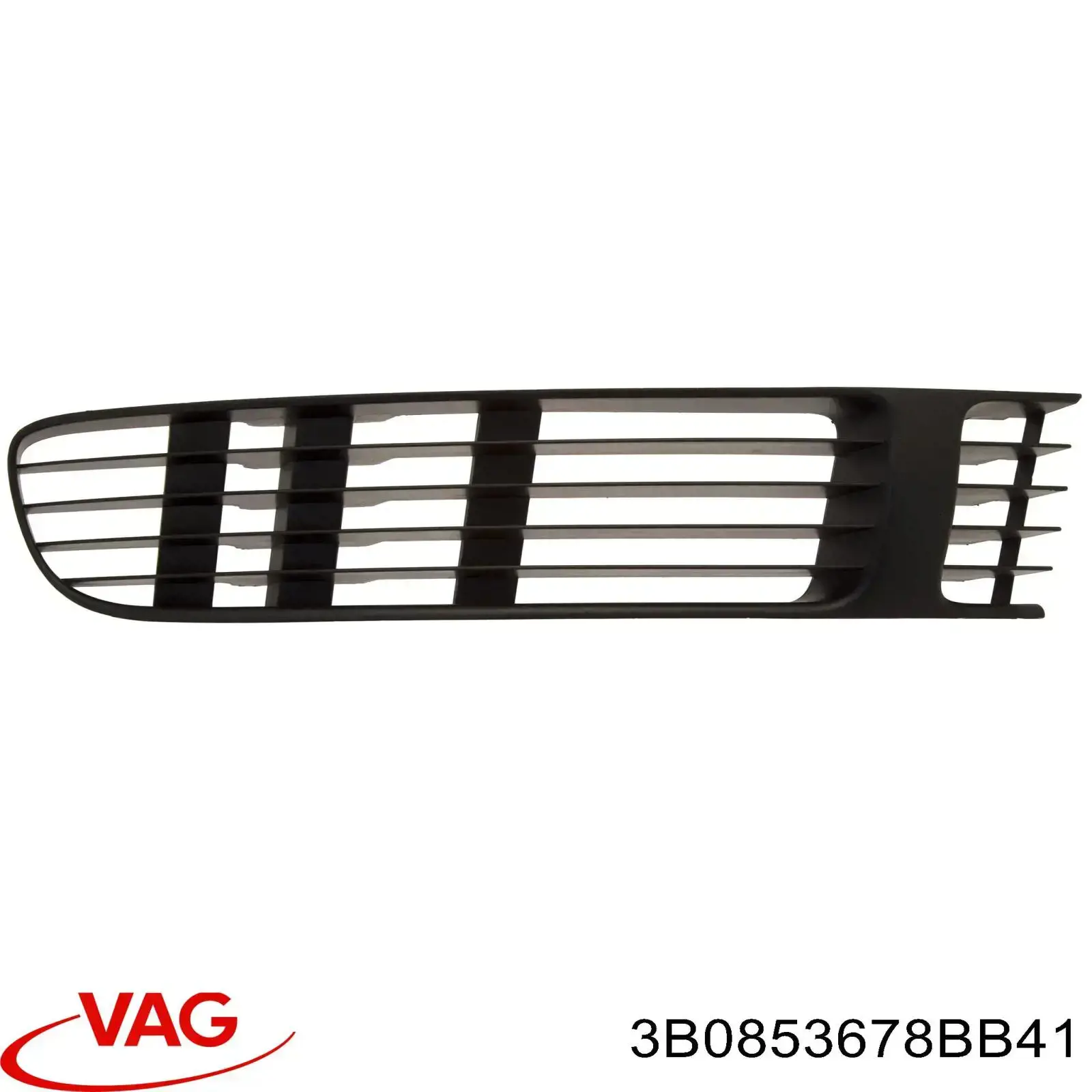 Купити 3B0853678BB41 VAG Решітка переднього бампера, права