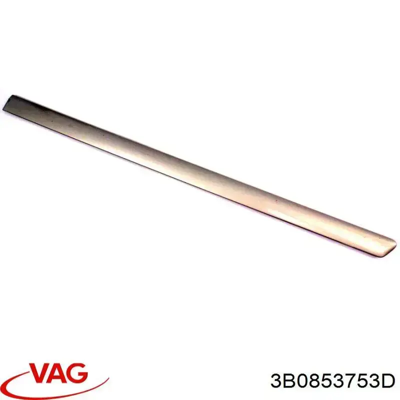 Купити 3B0898573GRU VAG Молдинг задніх лівих дверей, верхній