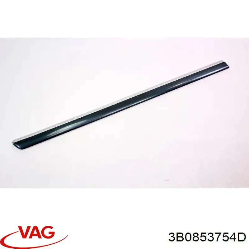 Купити 3B0853754D VAG Молдинг задніх правих дверей, верхній