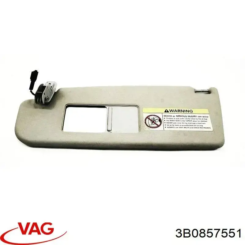 Козирок сонцезахисний автомобіля VAG 3B0857551 ціна, від 3.17 USD