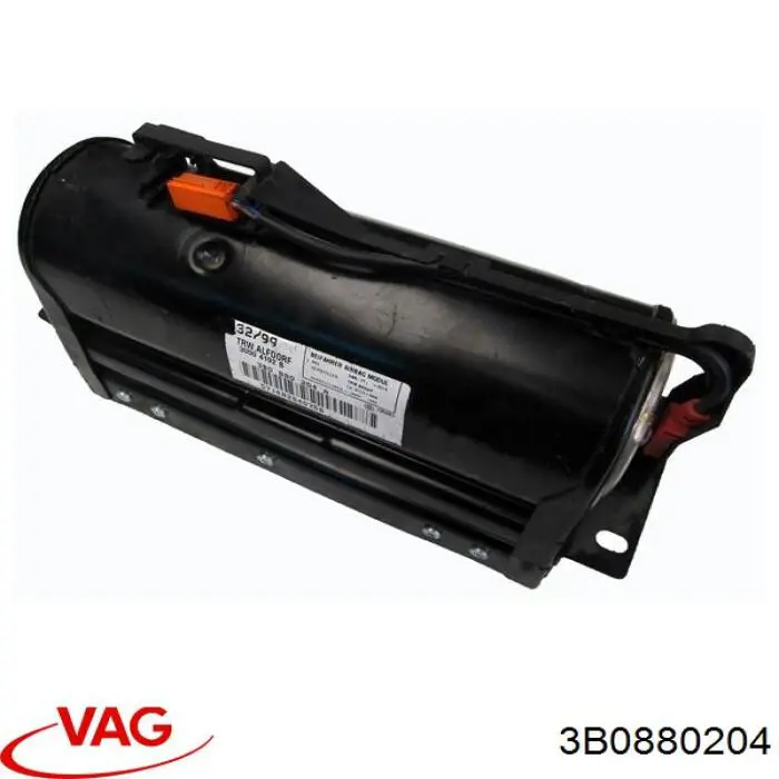 Подушка безпеки, пасажирська, AIRBAG 3B0880204 VAG