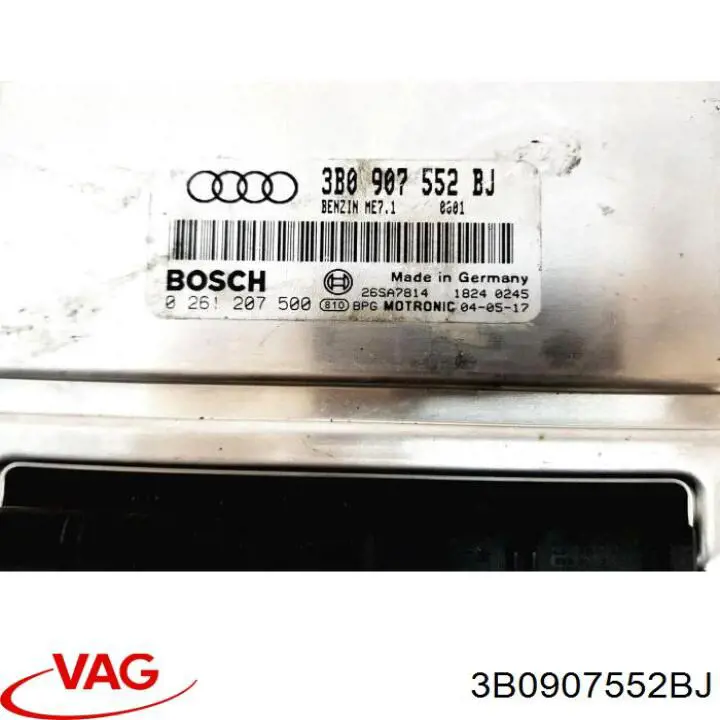 ЕБУ VAG 3B0907552BJ ціна, від 63.35 USD
