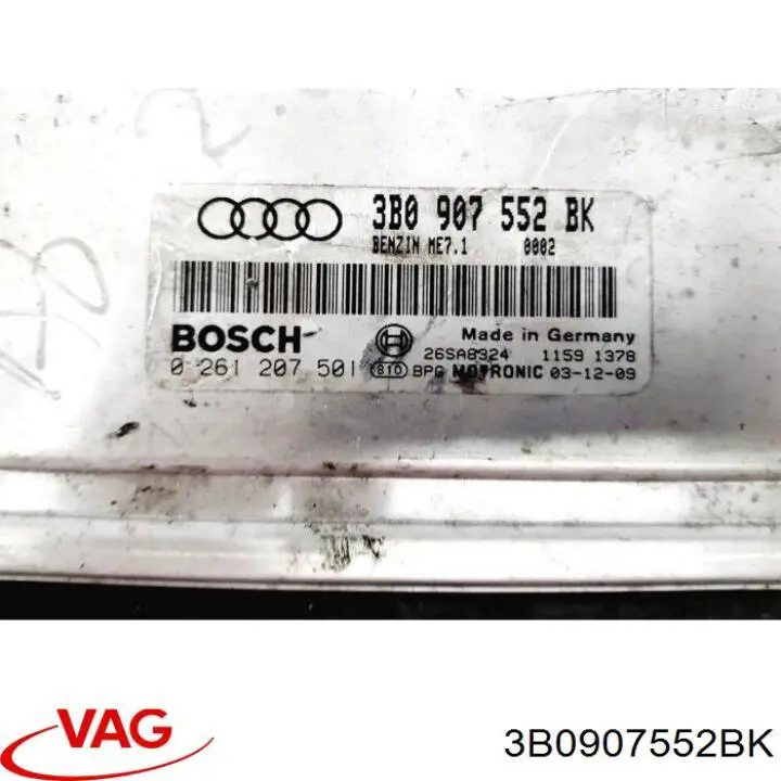  3B0907552BK VAG