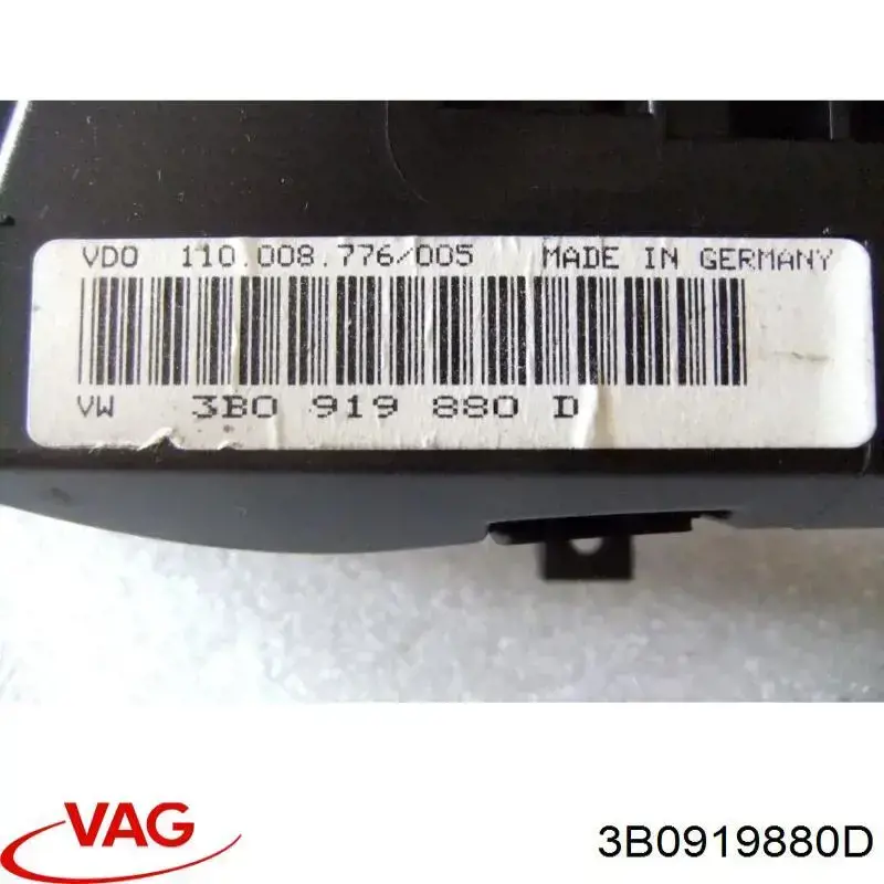 3B0919880DX VAG приладова дошка-щиток приладів