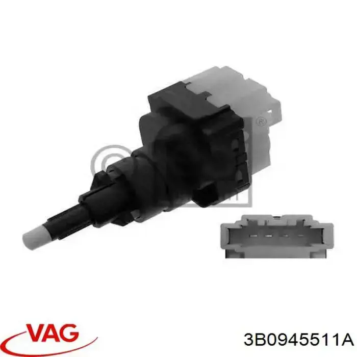 Кнопка стоп-сигналу VAG 3B0945511A ціна, від 9.03 USD