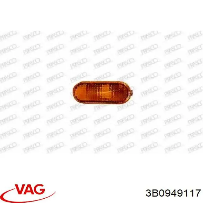 Повторювач повороту на крилі VAG 3B0949117 ціна, від 3.17 USD