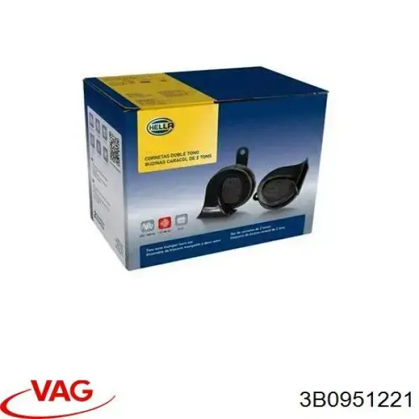 Сигнал звуковий (клаксон) 3B0951221 VAG